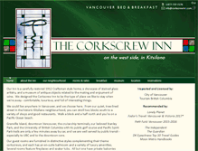 Tablet Screenshot of corkscrewinn.com